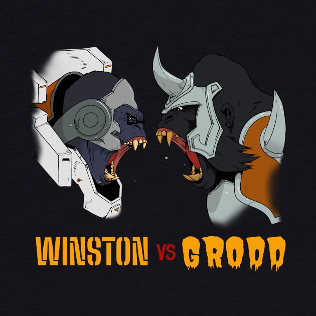 Winston VS Grodd by Notorious Steampunk